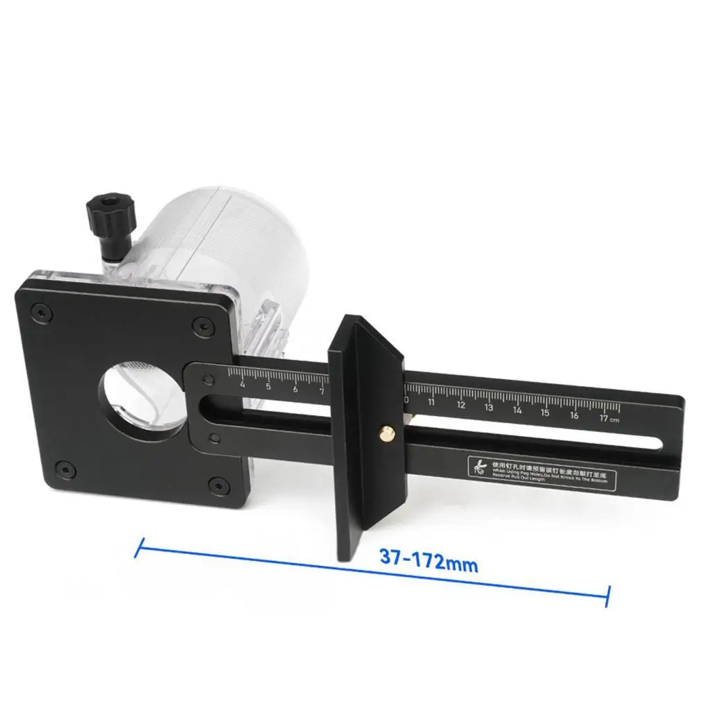 Trimmer Machine Base Aluminum Alloy Router Circle Cutter Jig Woodworking Accessories for Routing Template Projects