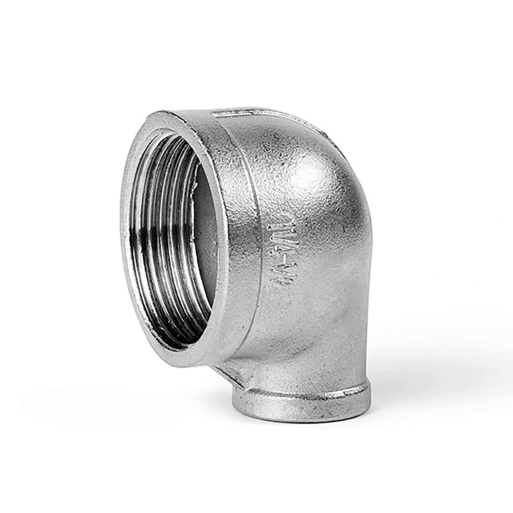 304 Edelstahl Reduzierstück mit Innengewinde 90° ° Winkelstück, BSPT Rohrreduzierer 1/8 1/2 3/4 -2 Zoll Gewindefitting für Wasser, Gas, Öl, Dampf, Flüssigkeiten – Detail 5