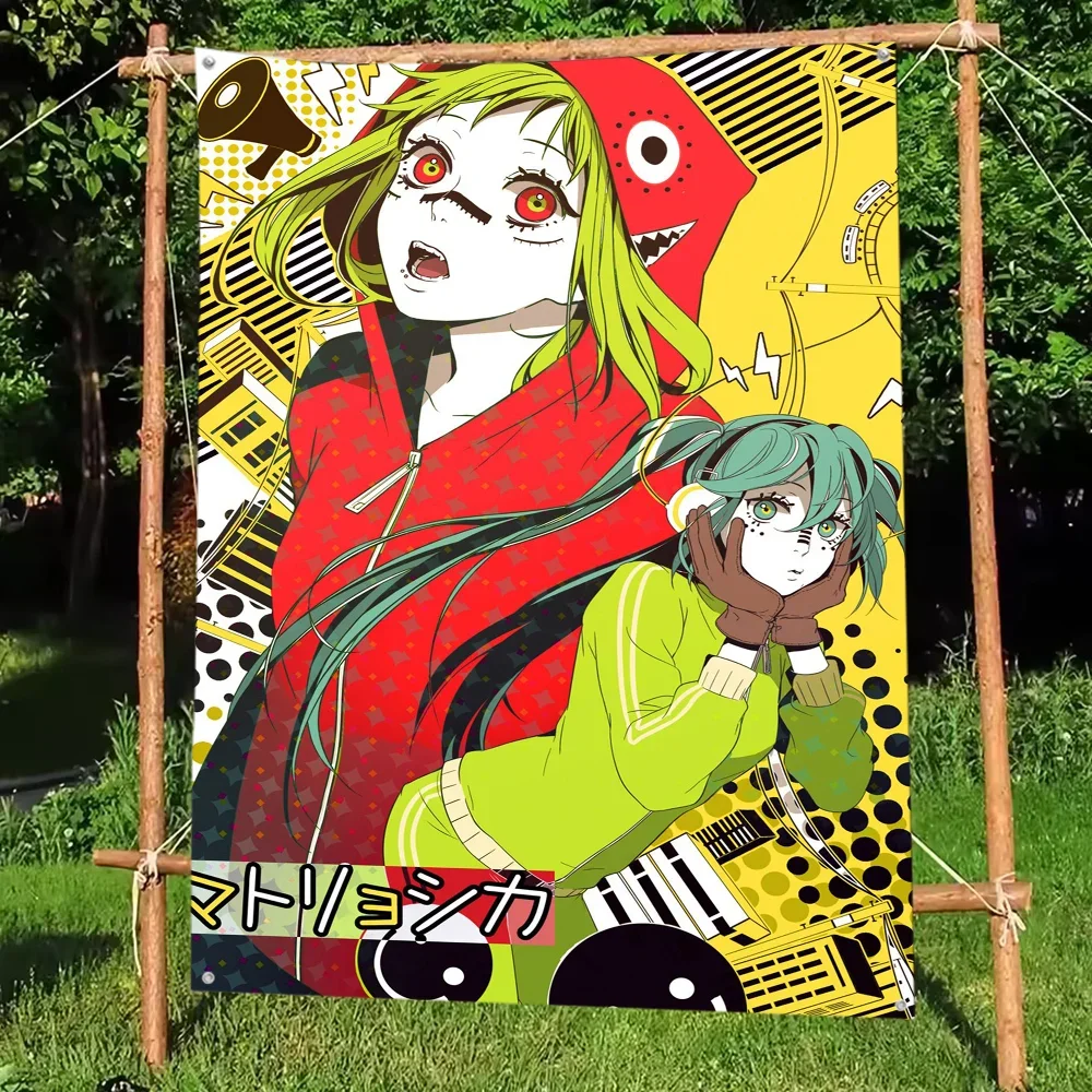 

Anime Matoryoshka Vocaloid Flag DIY Flag For Family Group Party Living Room Home Dorm Decor Wall Art Decor Banner