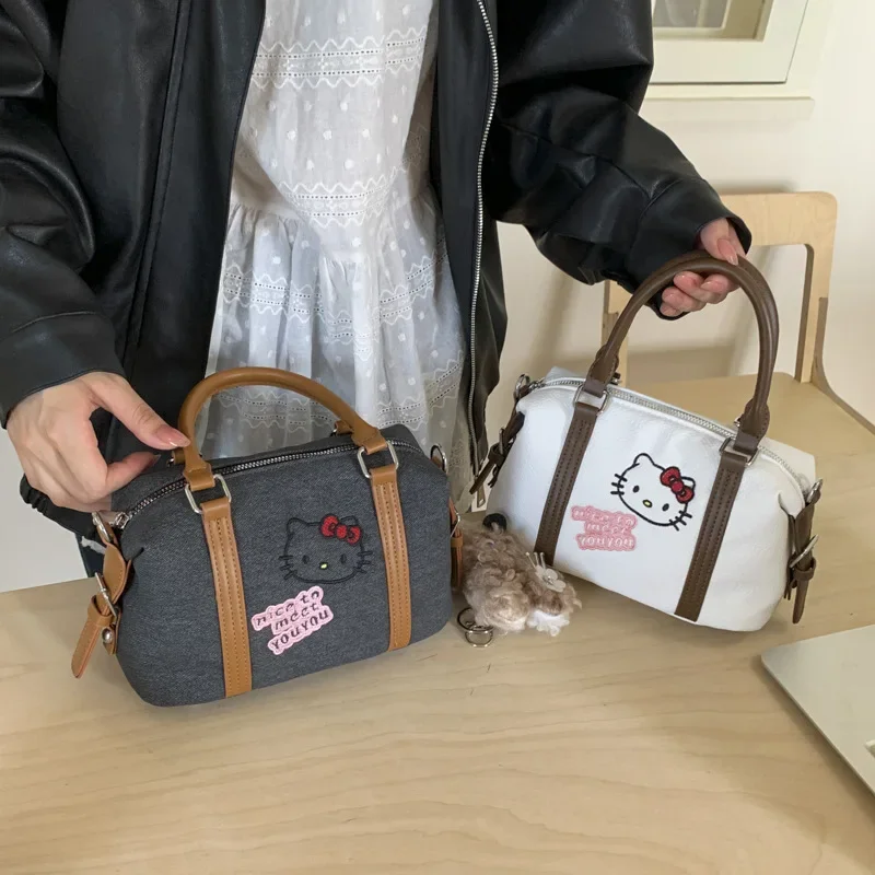 

Hello Kittys Crossbody Bag Girl Kawaii Autumn New All-Match One Shoulder Crossbody Go Out Small Bag Bags for Woman