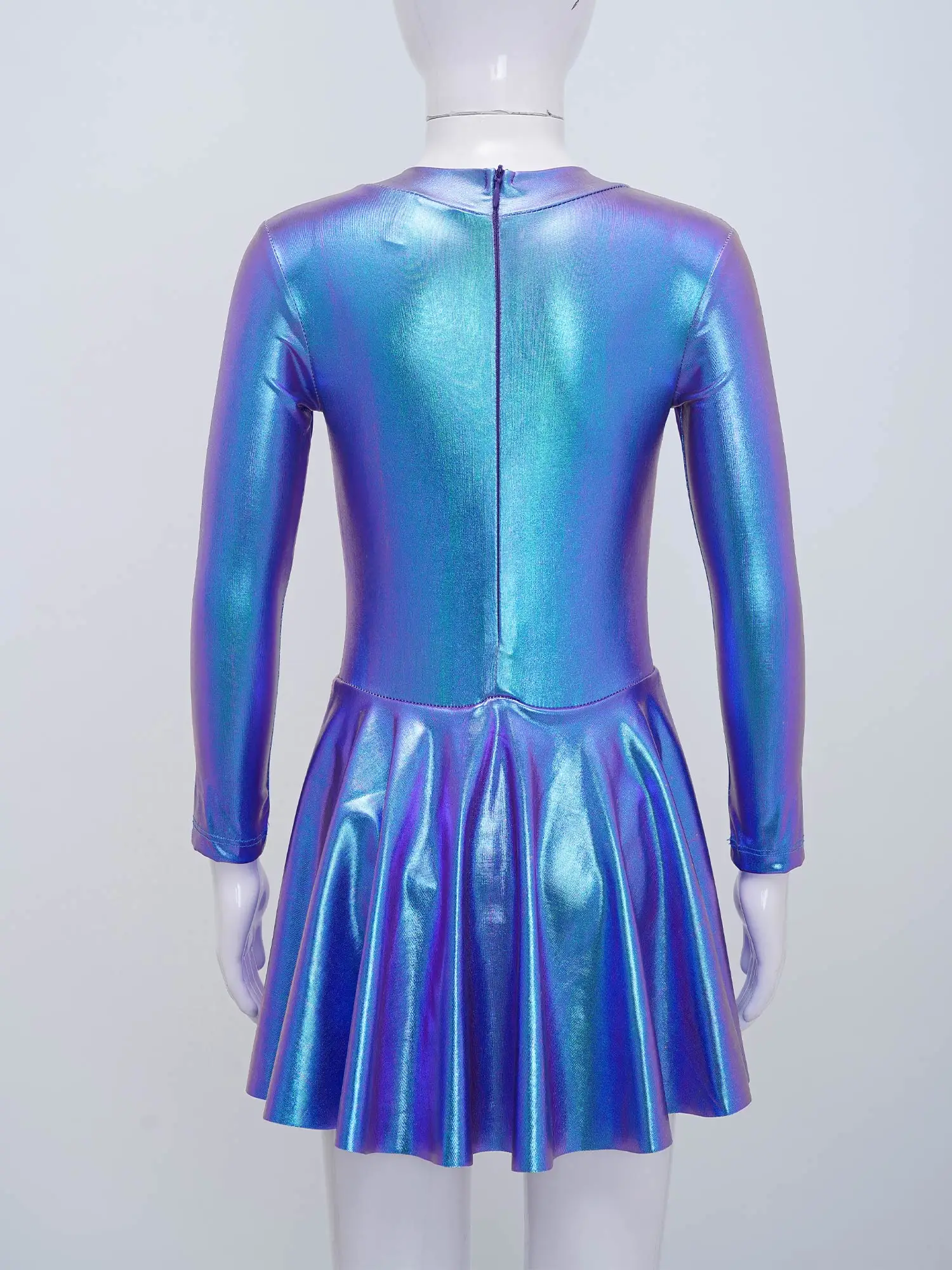 Robe de Patinage sur Glace D.lique Brillante pour Fille, Tenue de Ballet Moderne, Costume de Performance de Ballerine