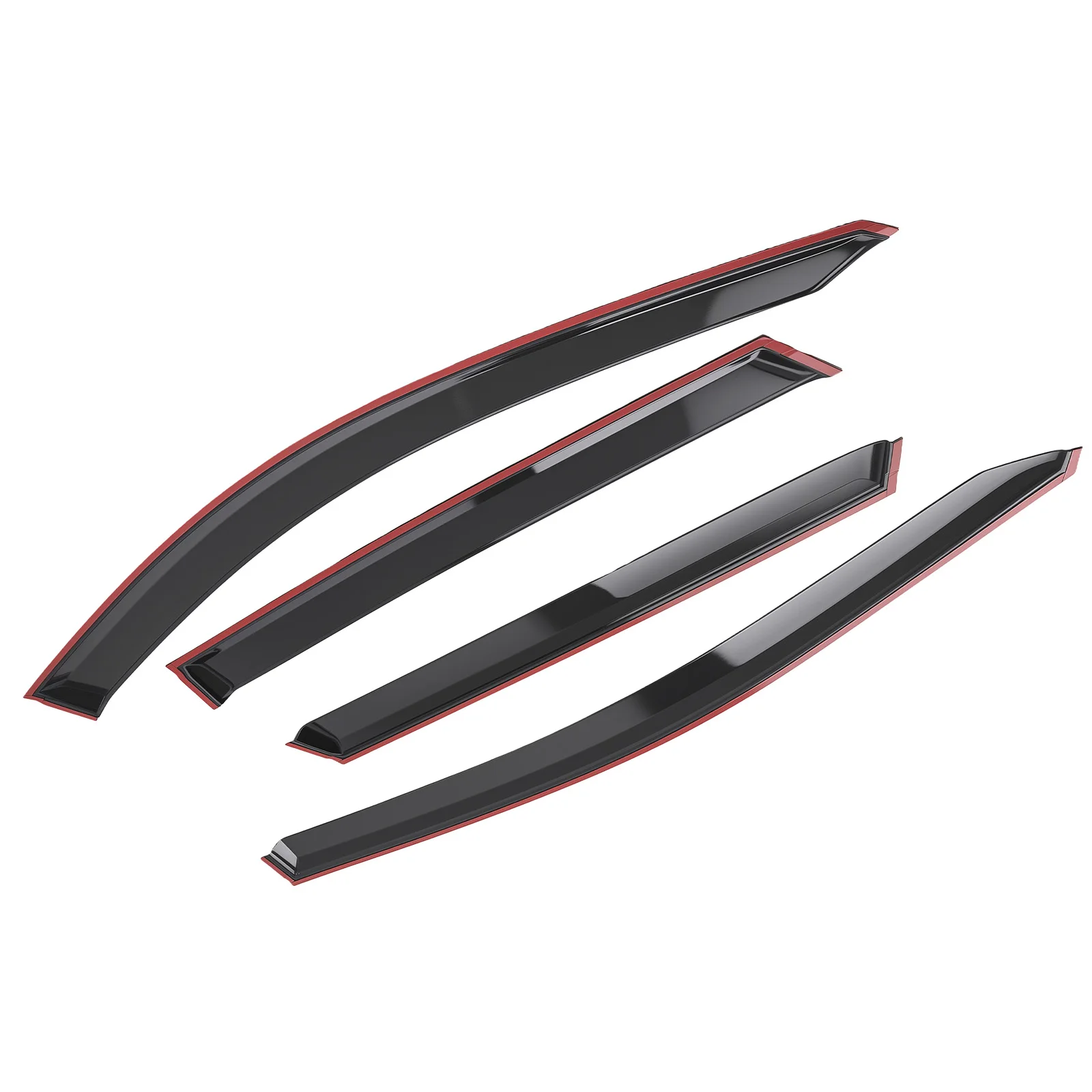 

Дефлекторы окон (ветровики) для Subaru WRX STI 2015-2021, самоклеящиеся, 2.5 мм, 4 шт.