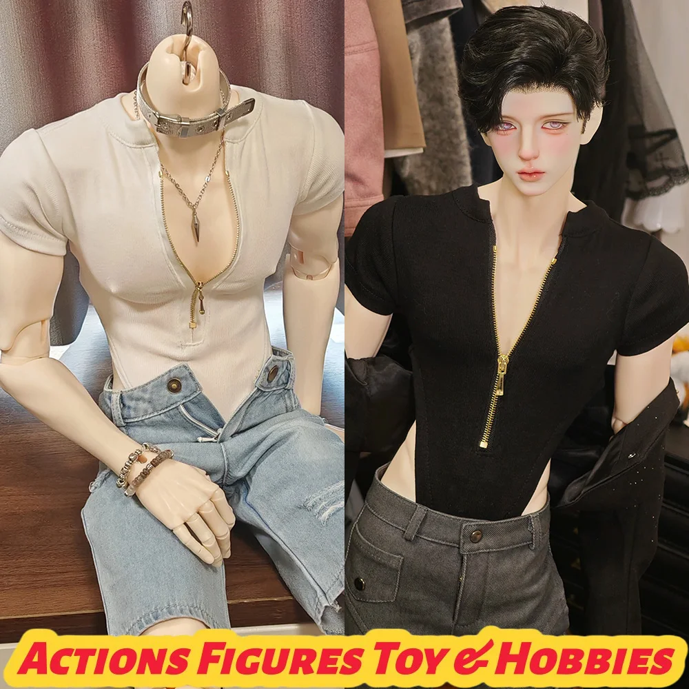 

В наличии: Комбинезон с высоким разрезом на молнии и шнуровке для больших кукол id75, am77, yc77, dk75, а также для обычных/сильных кукол-унков и 4-точечных BJD кукол.