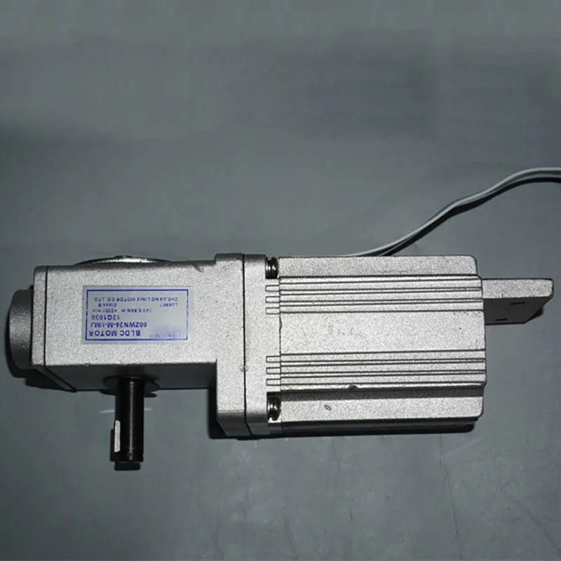 60mm Brushless Motor 12V24V Automatic Door Worm Gear Reduction Metal Gear 48:1 Ratio for Home Improvement