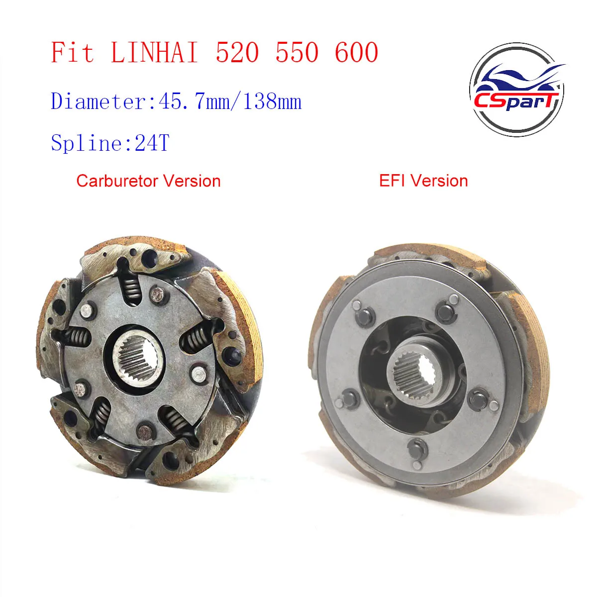 Linhai 520 520CC 550 550CC 600CC LH2V70 LH2V73 sprzęgła buta przewoźnik ASSY ATV UTV części