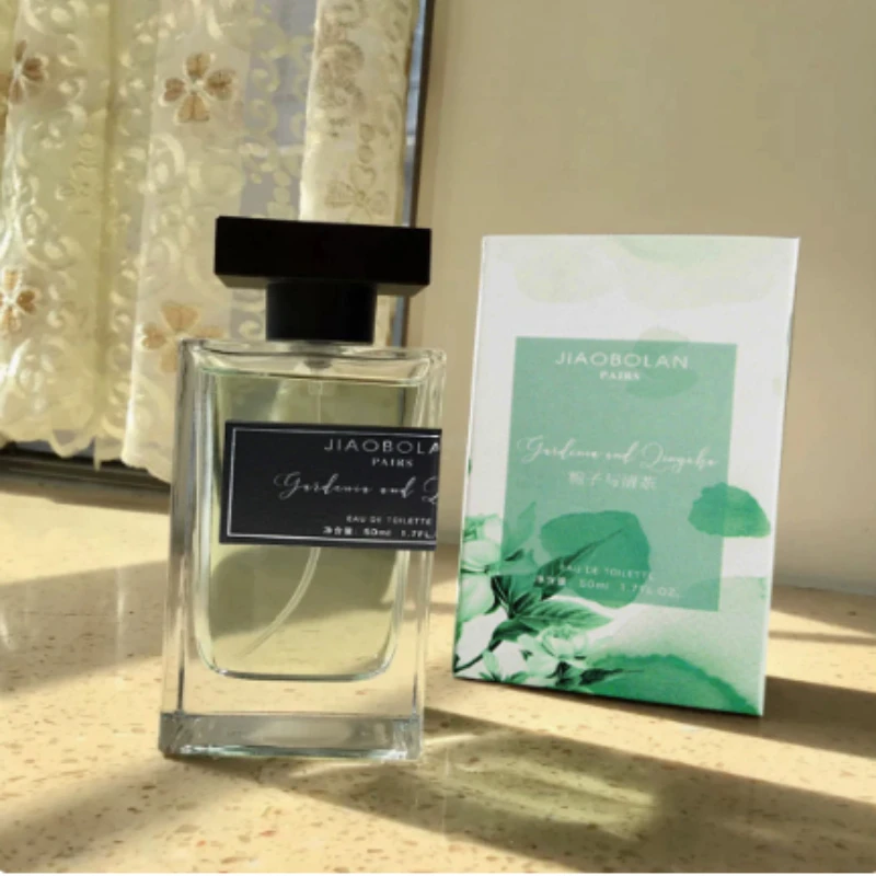 Eau de Toilette Gardenia & Green Tea para Mujer – Perfume Floral Fresco y Elegante de Larga Duración – Regalo Perfecto para Ella 50ml