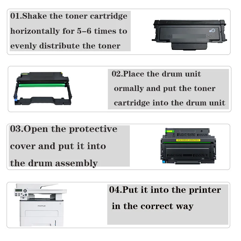 Imagem -05 - Toner Cartucho para Pantum Bp5100dn Bp5100dw Bm5100adn Bm5100adw Bm5100fdn Bm5100fdn Bm5100fdw Alta Qualidade Tl5120 Tl5120h Tl5120x