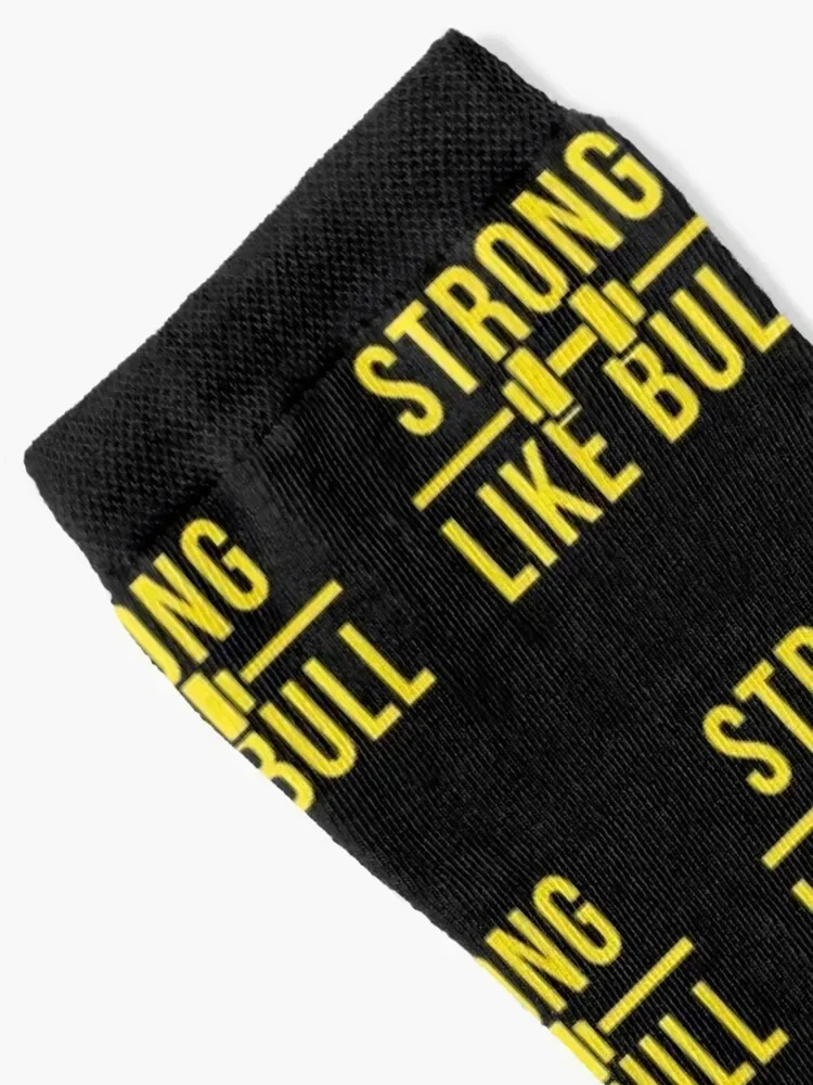 Strong Like Bull Socks basketball cotton valentine gift ideas Thermal man winter Socks Male Women's