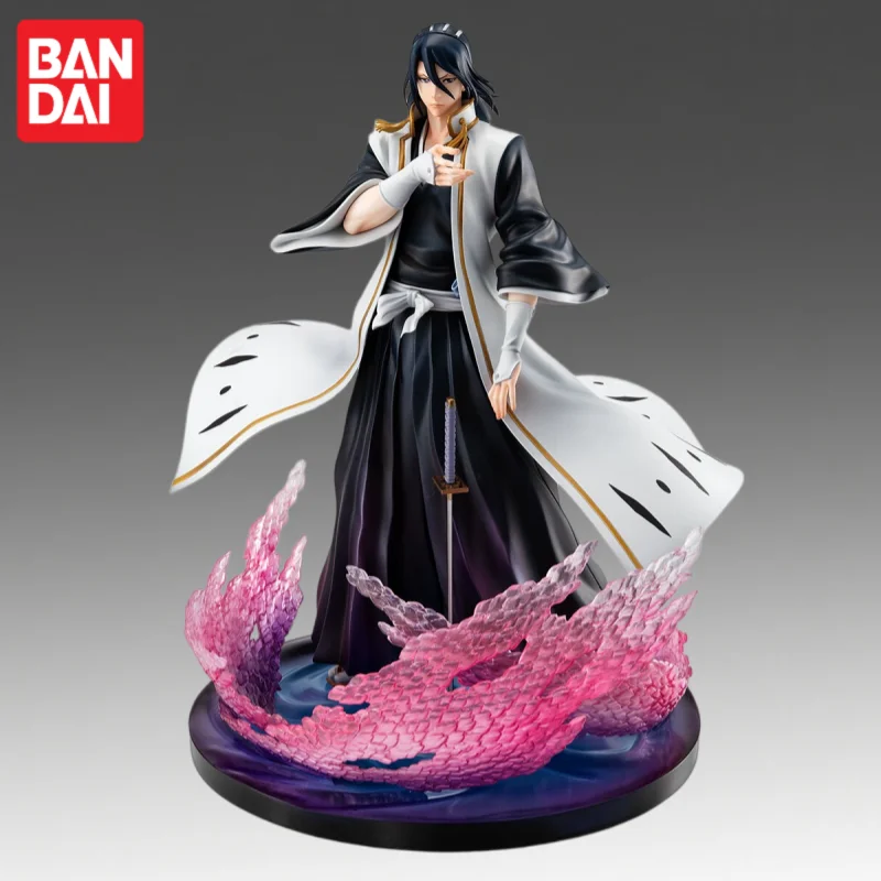 

In Stock Bandai Original Megahouse Bleach Kuchiki Byakuya Action Figure Model Doll Brand New Boxed Toys Model Garage