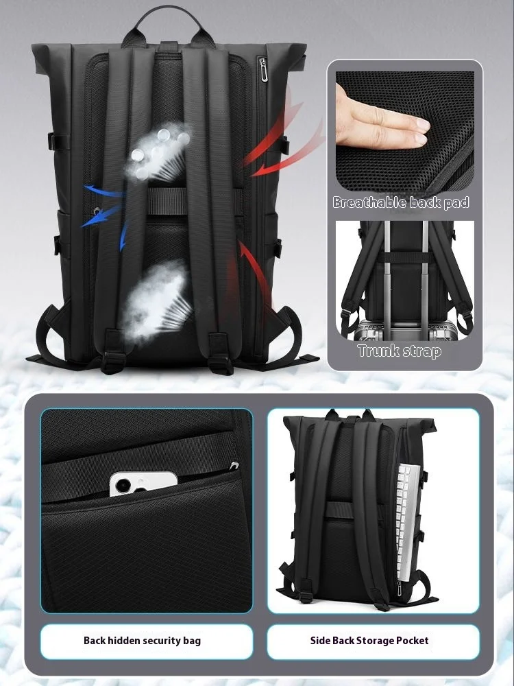 Travel Backpack For Men Outdoors Sports Men's Pack Multifunction 15.6“ Laptop Bag Waterproof Large Capacity Women Packs