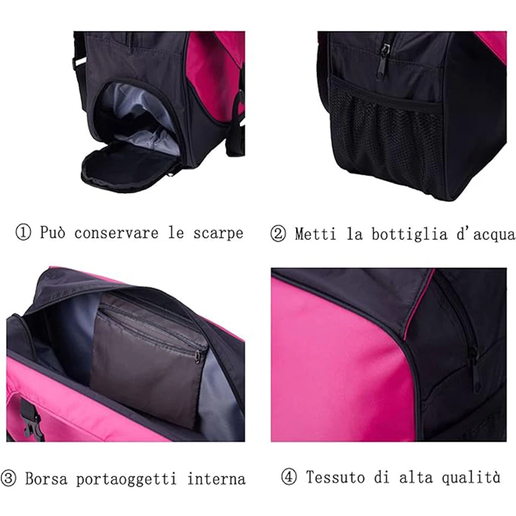 حقائب اليوغا الرياضية العصرية المصنوعة من القماش، تطبيق واسع لجميع حقيبة سجادة اليوغا ذات المظهر العصري باللون البرتقالي #5