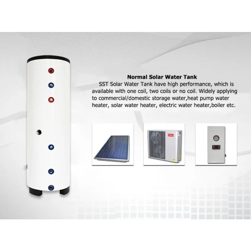 【2026】 High Efficiency Best Solar Water Heater System PV Solar Hot Water Tank With Two Coils view 3