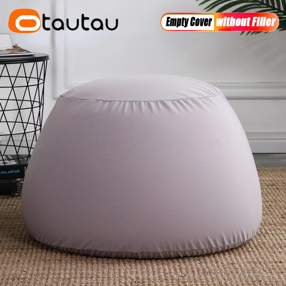 OTAUTAU Hight-elastic Bean Bag Pouf Cover Without Filler with Inner Linner What You Bought Is Corner EMPTY BEANBAG COVER DD065