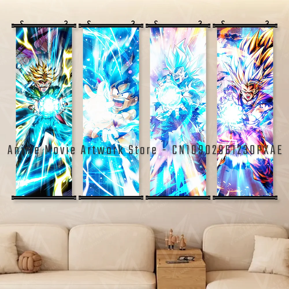 لعبة دراغون بول أساطير جدار الفن مخطوطات صور الساخن الدم جوكو أنيمي جدارية الملصقات معلقة اللوحة قماش طباعة ديكور المنزل #2