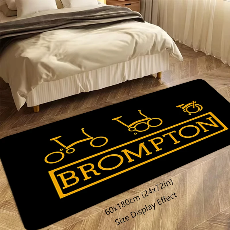 Foot Rug Welcome Floor Mat for Entryway Bicycle Bromptons Bathroom Hallway Carpet Kitchen Water Adsorbed Rugs Fluffy Home Decor