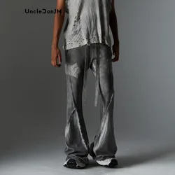 UNCLEDONJM Wasted Soil Dirty Burrs and Slightly Pulled Casual Pants for Men and Women Joggers Men Sweatpants