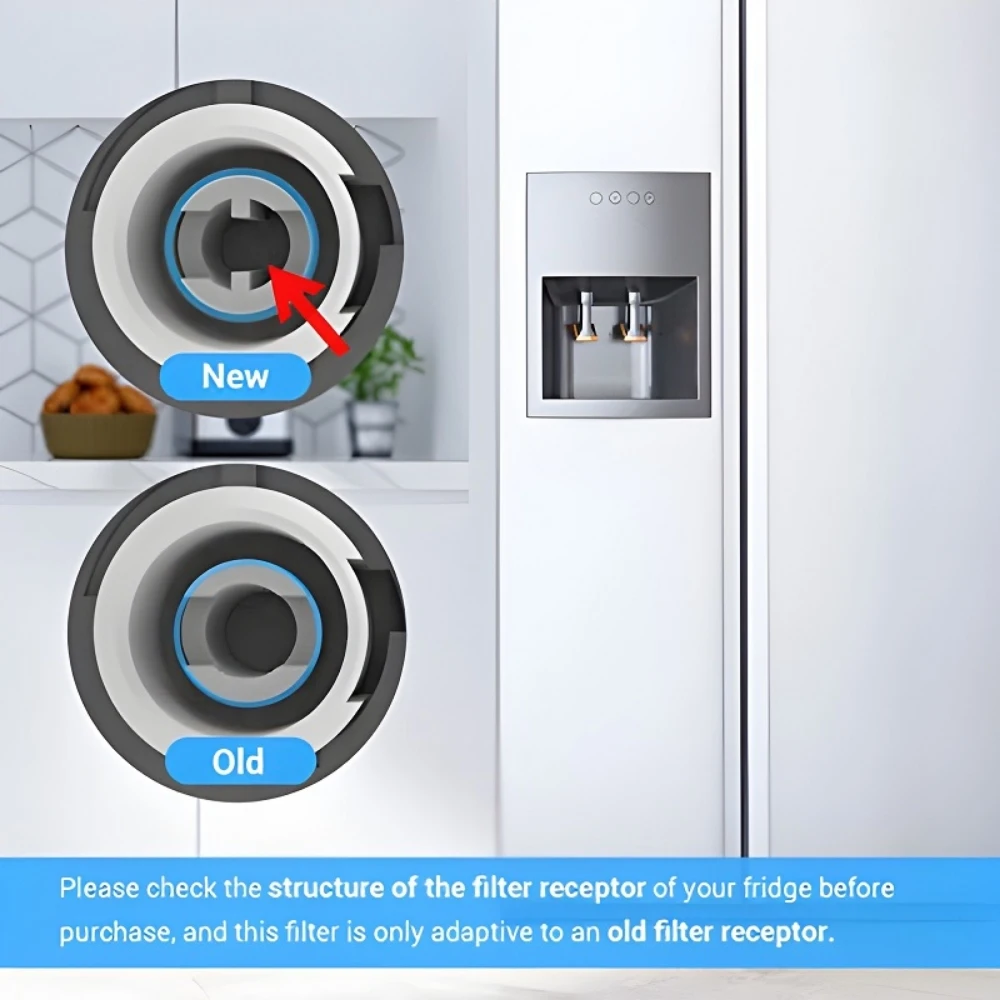 عبوة من 5 فلاتر مياه للثلاجة بديلة متوافقة مع LG LT1000P LMXC23796S ADQ74793501 46-9980 MDJ64844601 عالية الجودة