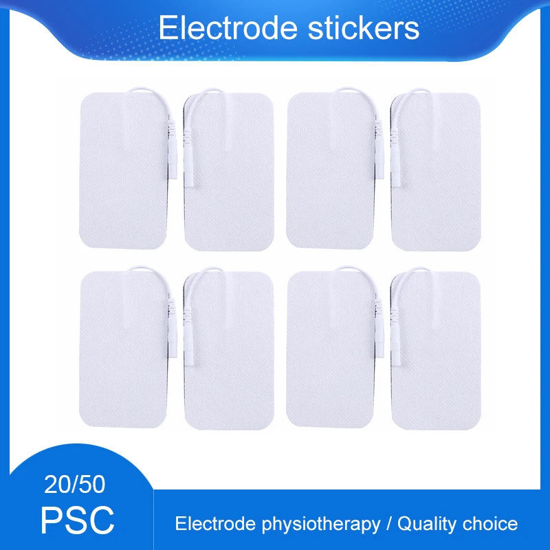 Electrode Pads Physiotherapeutic Patches Replacement For Electronic TENS Massagers Relax Pain Relief Muscle Electro Stimulator