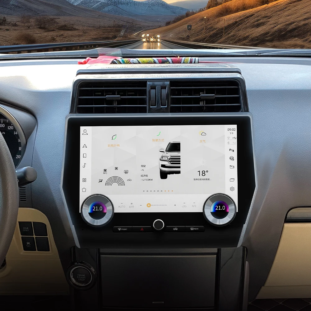 

Android 13.0 Carplay GPS Navi For Toyota Prado 2010-2022 Car Radio Stereo Multimedia Player Recorder Head Unit DSP 11.8" Screen