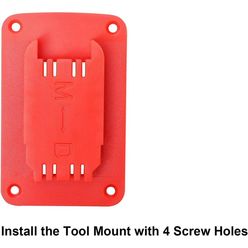 12Packs Tool Holder For Milwaukee M18 & For Dewalt 20V,Wall Mount Drill Holder With 48 Screws Durable Easy Install