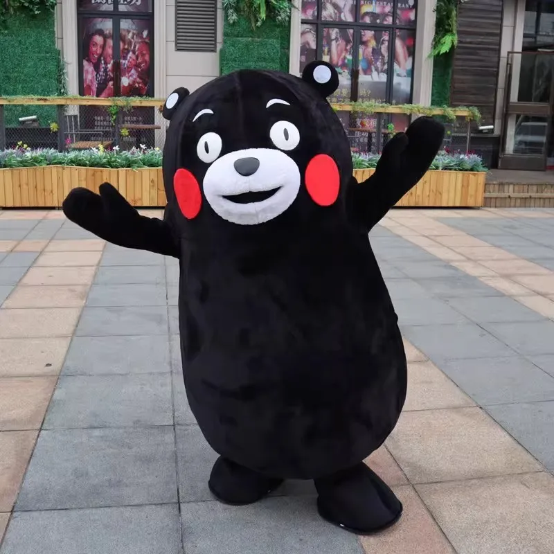 155-200cm Japan Bear Kumamon Cosplay Costume Cartoon Mascot Advertising Ceremony Birthday Fancy Party Animal Carnival Party Prop