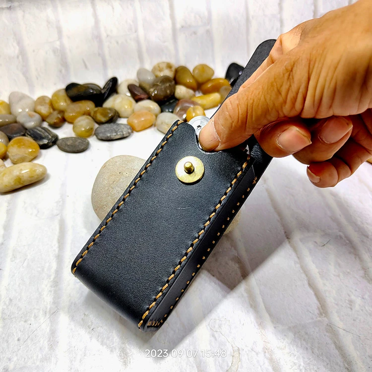 Multi Functional Tool Plier Waist Bag outdoor Portable Bowie Knife Plier leather sheath Belt Pack hand customized PD
