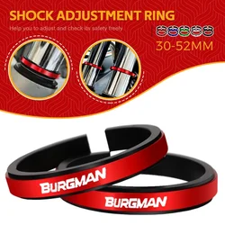 FOR SUZUKI BURGMAN 400 650 125 200 AN125 AN250 AN400 AN650 Adjustment Shock Absorber Auxiliary Rubber Ring CNC Accessories