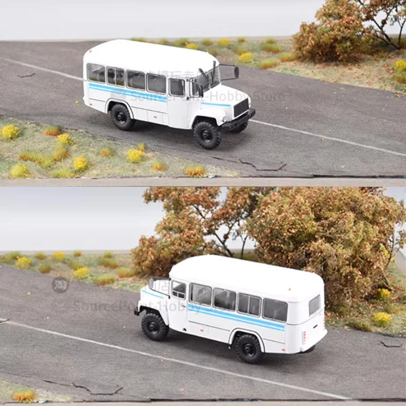 

1:43 Scale Russian KAVZ-39766 4x4 Off-road Bus Simulation Alloy Car Model Static Display Collectible Souvenir Ornament Gift Toy