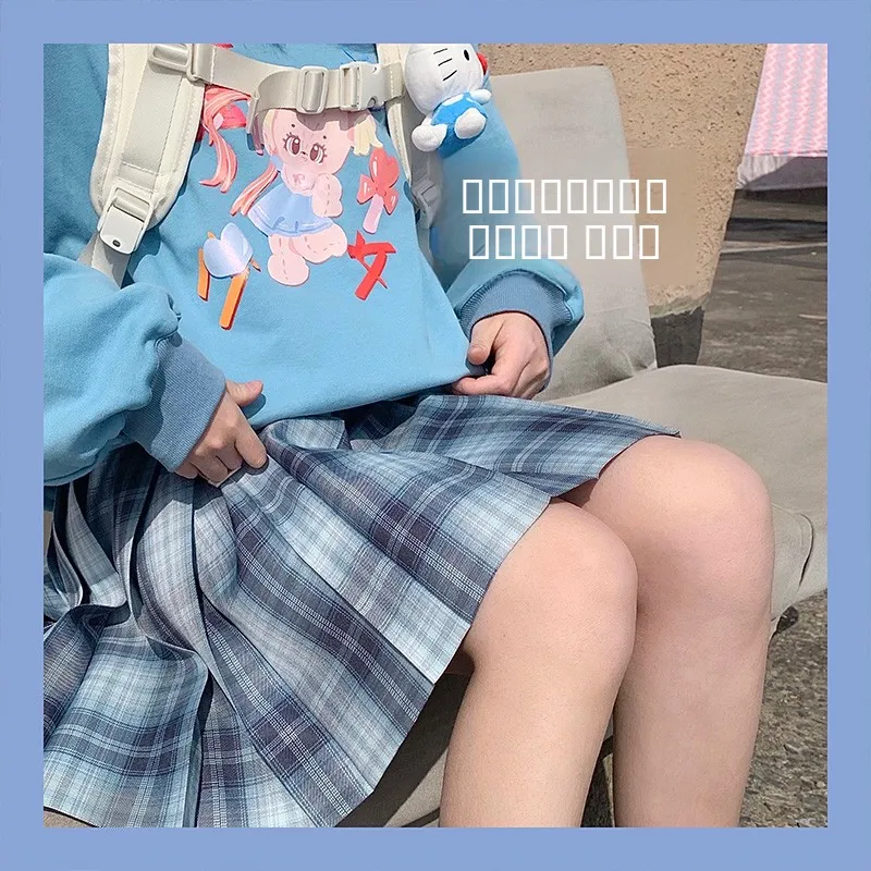 

Original Magic Girl Loose Fit Hoodie Sweet Japanese Sle Printed Sweatirt Comfortable Cotton Long Sve T-irt for Women