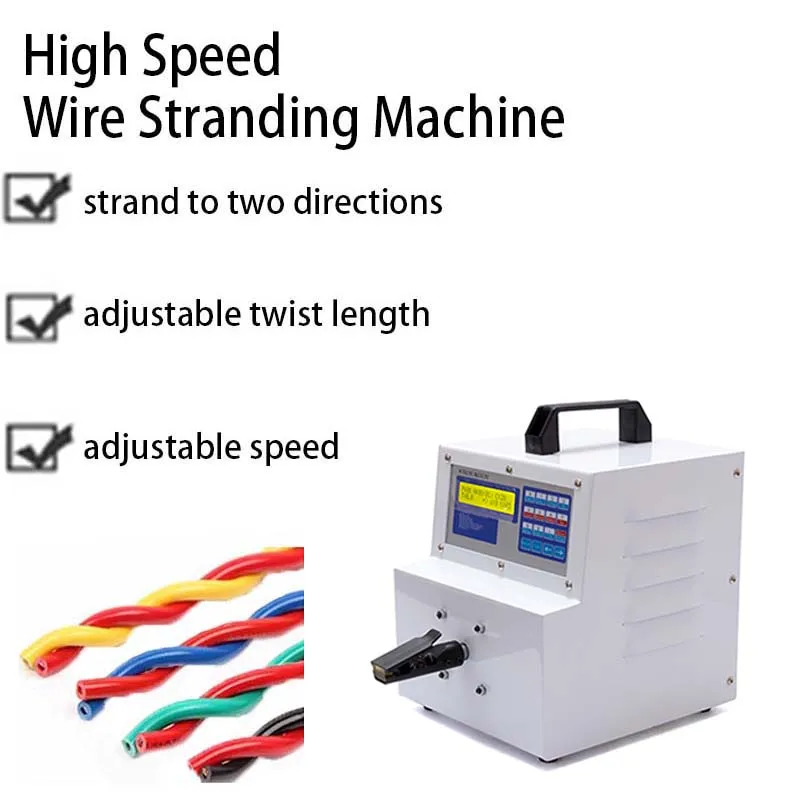 High Quality EW-20F Cable Twisting Pair Machine Easy Operation With Ready To Ship Stranding Equipment For Cable Manufacturing