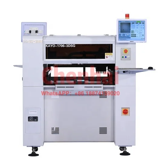 KAYO-1706-3DSG/KAYO-A6L  Low cost 60 Feeders Automatic LED PCB Assembly SMT Chip Mounter Pick and Place Machine