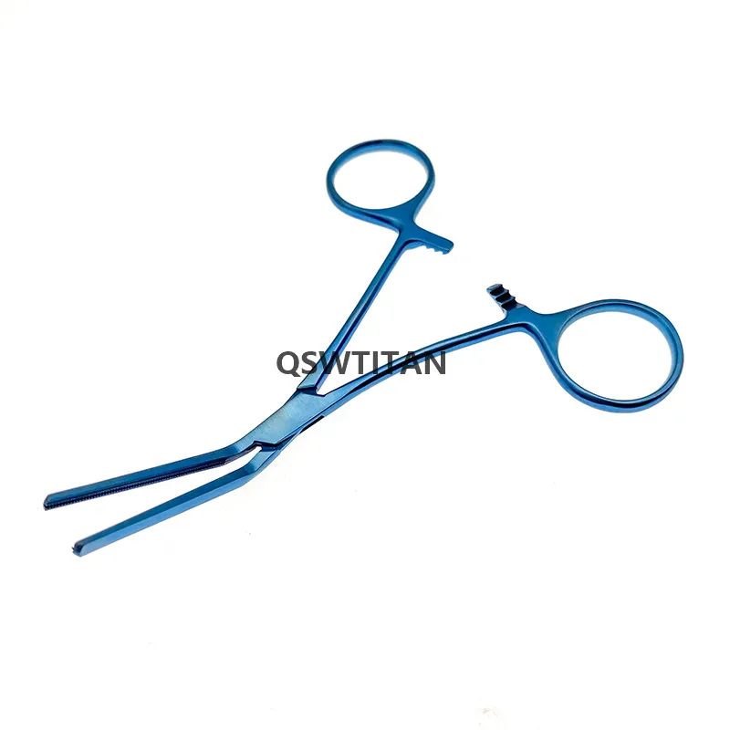 Titanium Atraumatic Clamp Notched Vascular Clamp Forceps Training Tool Neurosurgical Instrument