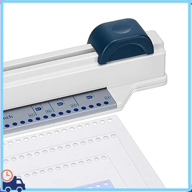 

Latest Spiral Binder Desktop Binding Hole Punch For Shop Office A4 A5 A6 A7 B5 B7 Paper Scrapbook With 5 Sheet Punch Capacity