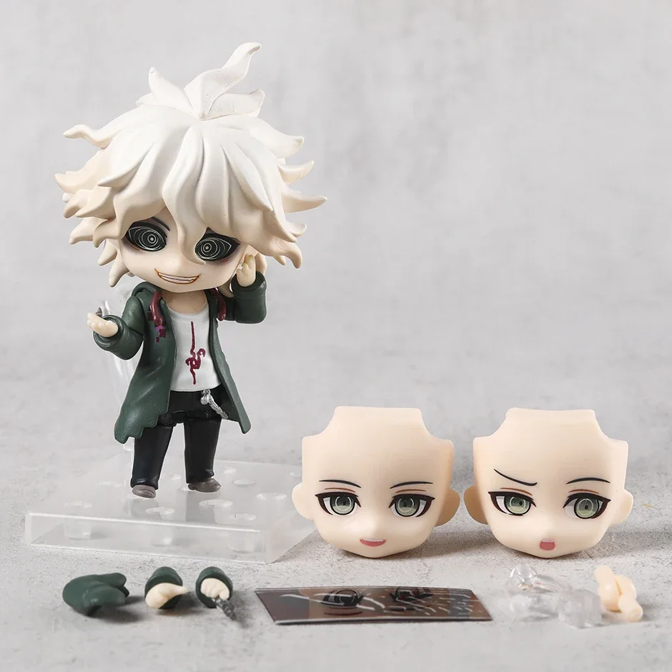 

Danganronpa 2580 Nagito Komaeda Q аниме фигурка модель игрушка изменение лица в сборе милые игрушки