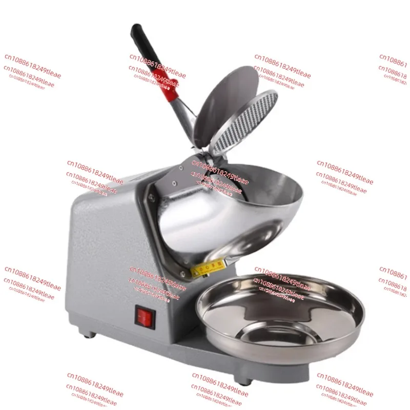 110V small household appliances double knife ice crusher high power ice shaver milk tea shop small automatic ice machine