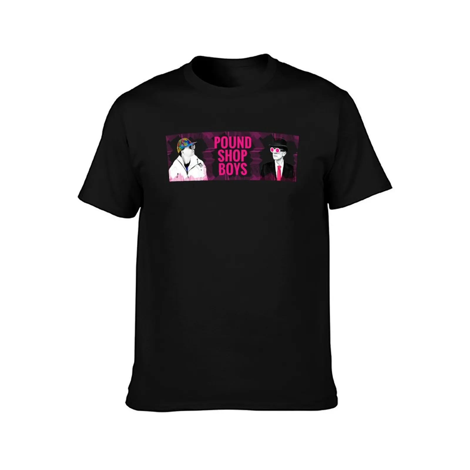 THE POUND SHOP BOYS T-Shirt Summer Casual Cotton Tee Oversized Streetwear Tops Vintage Graphic Print Loose Fit Short Sleeve
