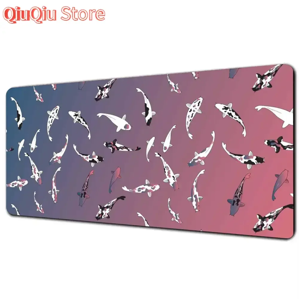 

Large Cute fish mouse pads for boys and girls creative anime computer keyboard pads study desk mat rectangular mousepad XXL
