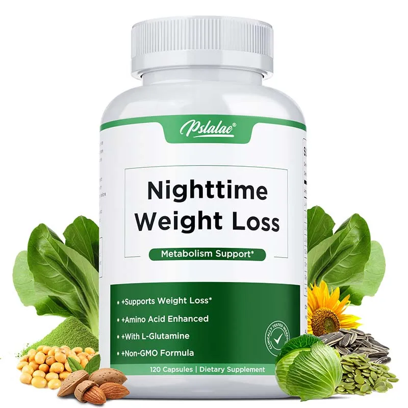 Nighttime Weight Loss Supplements - Appetite Suppressant, Promote Digestion and Metabolism, Relaxation, Improves Sleep
