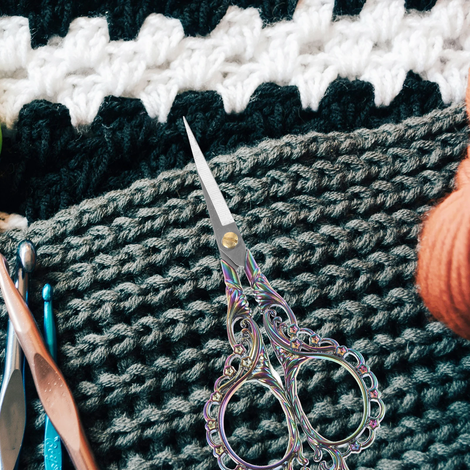 

Vintage Scissors Stainless Steel Mini Scissors For Craft Scrapbooking Diy Paper Cutting Small Sewing Lightweight Travel