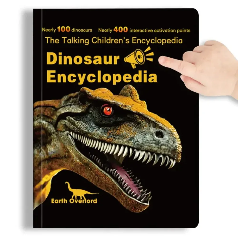 children Talking Dinosaur Encyclopedia 100+ Dinosaurs 400+ Sounds Touch Activated Learning Book