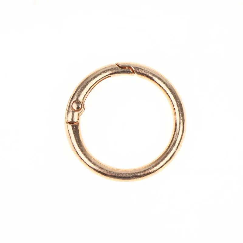 10 Stück 20/24/26/30MM Metall-Federverschlüsse Karabinerhaken Handtaschenverschluss Zinklegierung Schlüsselring Schnappverschluss O-Ring Campingverschluss – Detail 13
