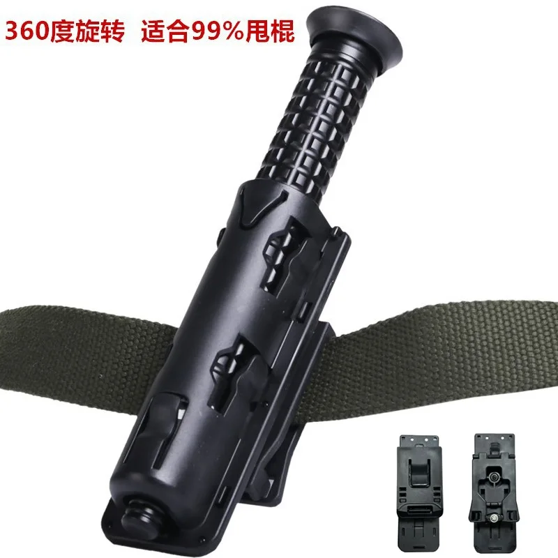 

Tactical Quick Draw Mechanism 360 Degree Rotating Extendable Baton EKA GAS