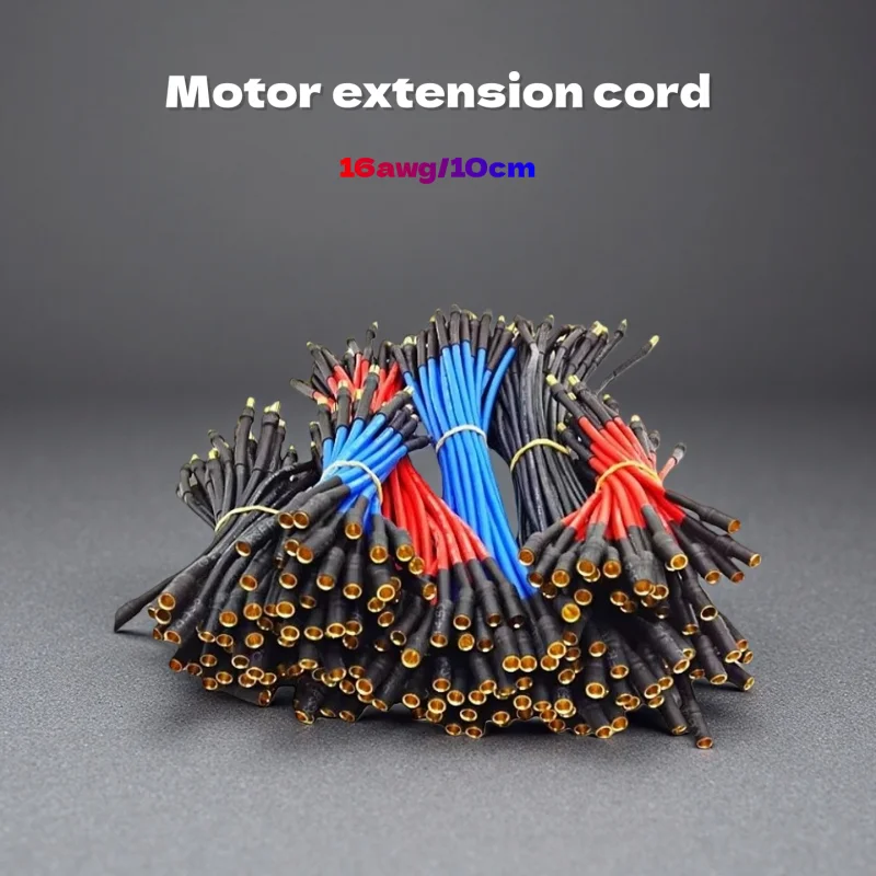 5Pcs 10cm 3.5mm Banana Head Motor Extension Cable 16AWG Soft Silicone Wire for Brushless motor Model Aircraft Accessories