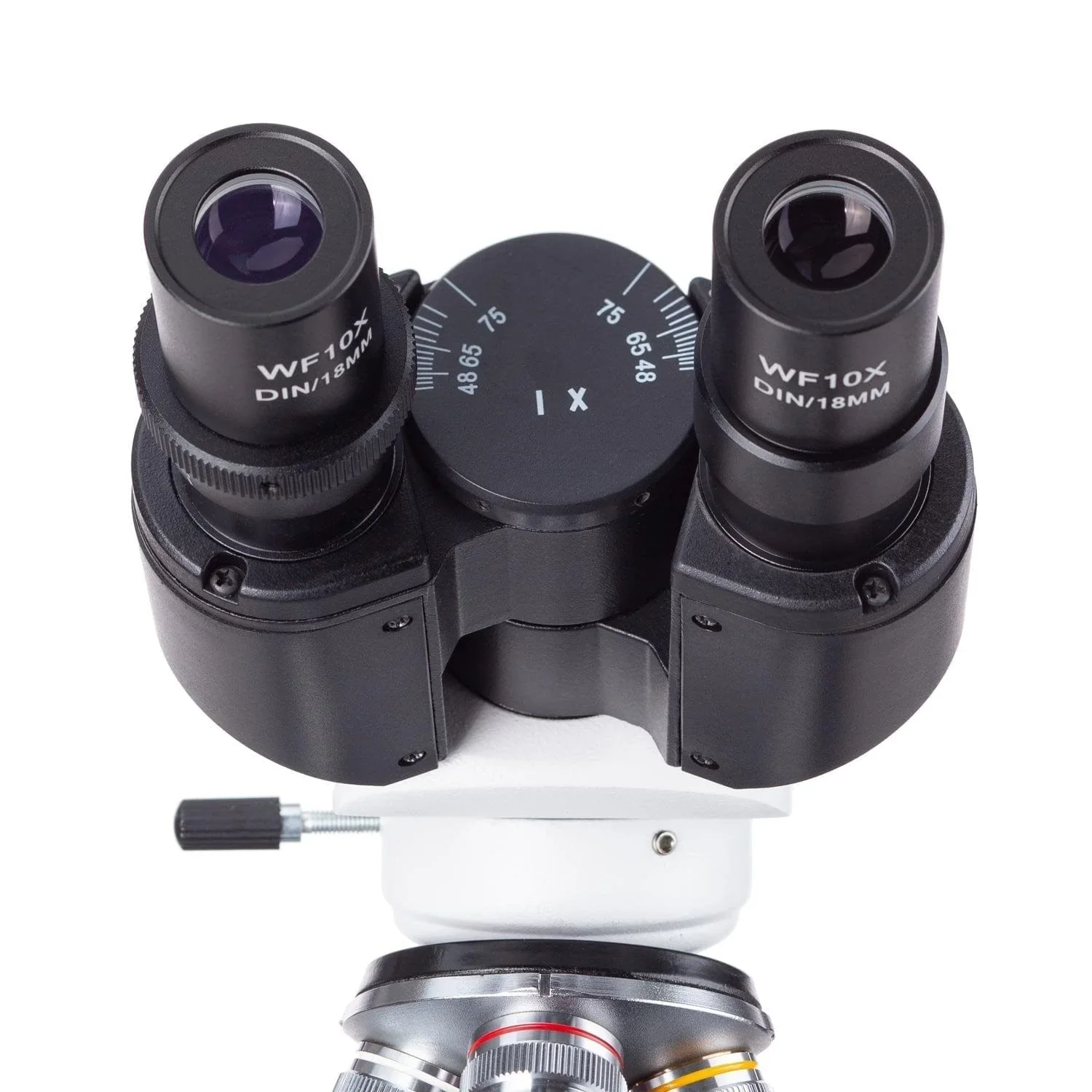 Microscópio composto binocular do laboratório 40X-2500X LED com estágio 3D