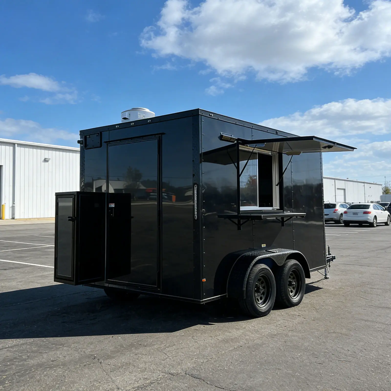 Custom Mobile Food Trailer with Full Kitchen & Low MOQ for Catering, Festivals & Weddings - for Food Entrepreneurs & Startups