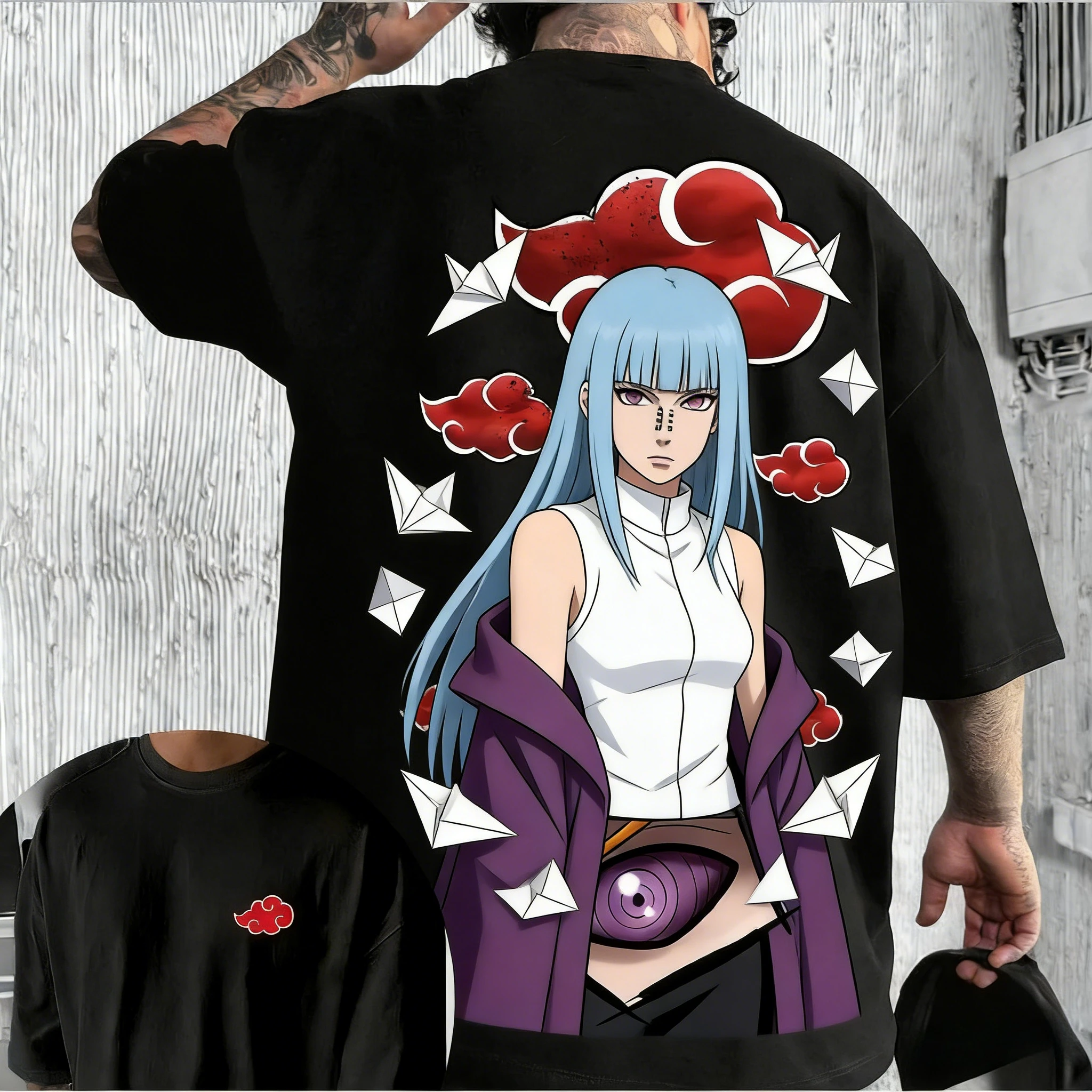 

Naruto Summer Men's T-shirt - Anime Quick-Drying Boys' Children's Adult Short-Sleeved Punk Casual Trendy Family Clothing