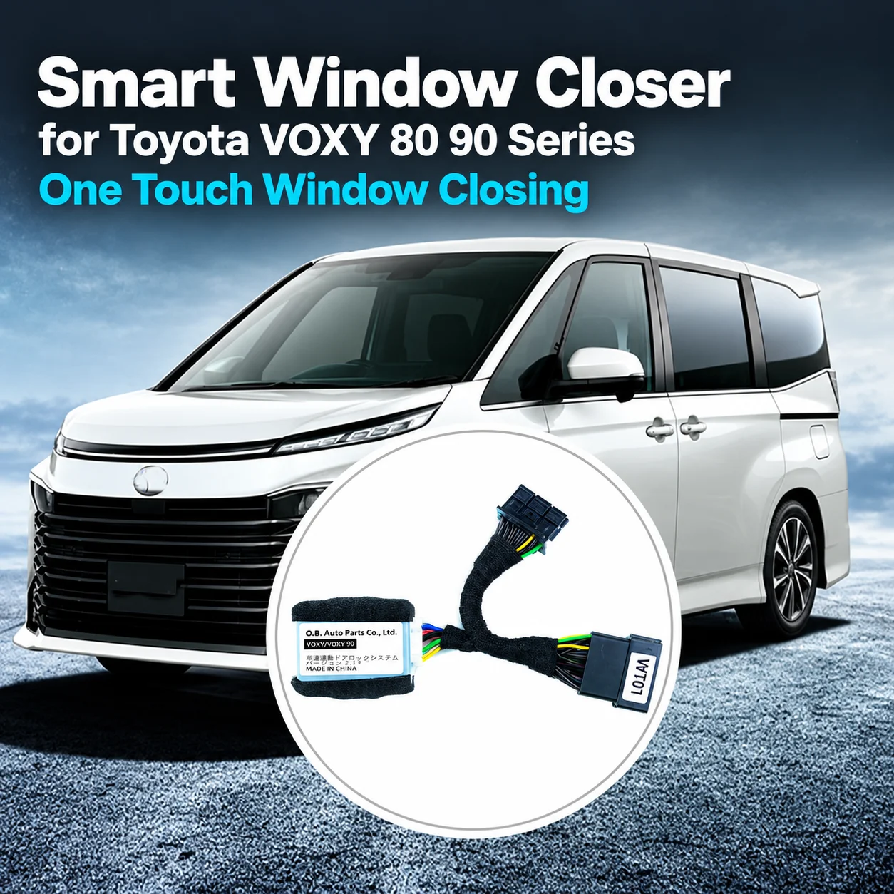 Car Window Closer Module for Toyota VOXY NOAH 80 90 Series One Touch Glass Raising Controller Door Panel Electronic Accessories