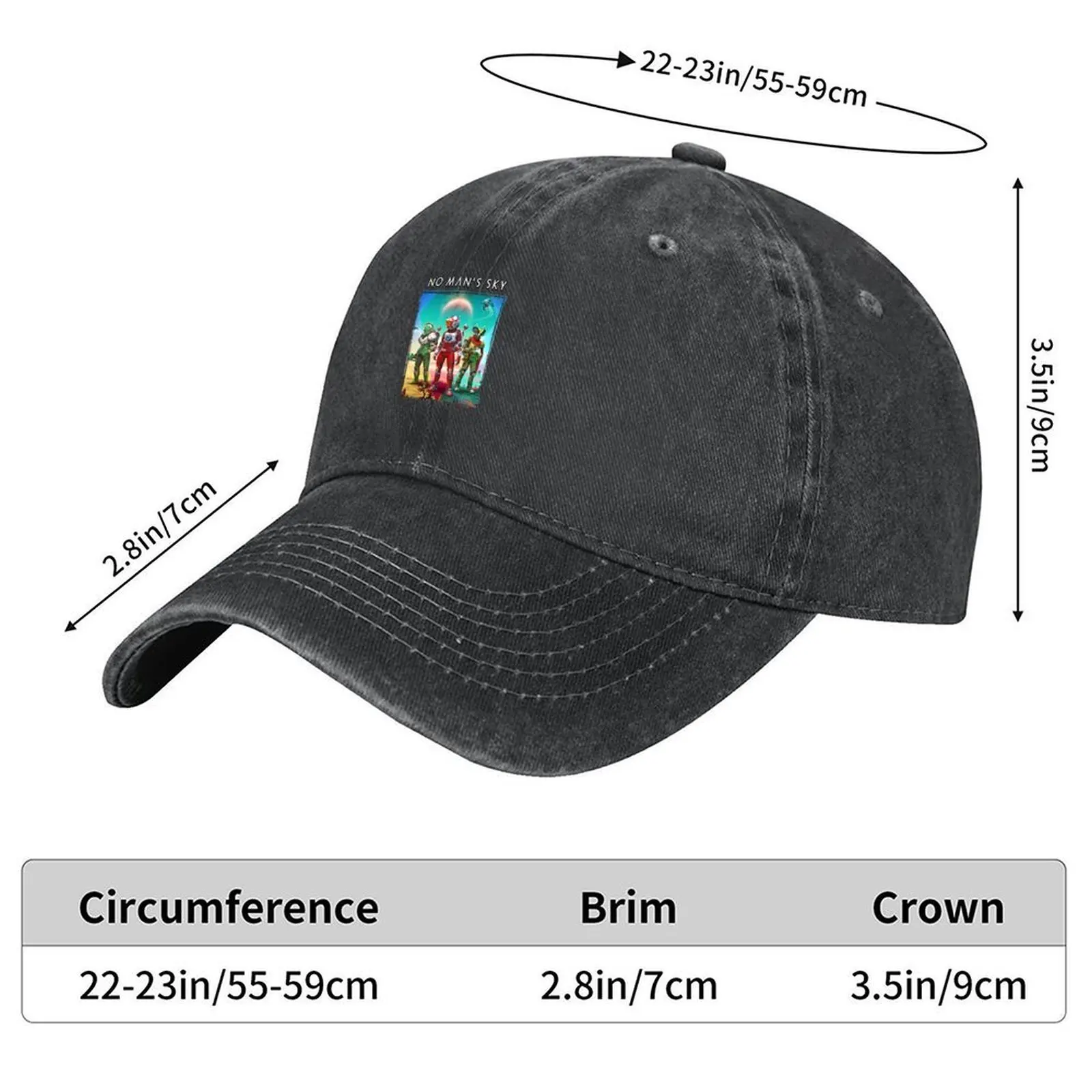 No Mans Sky Journeying Through Astral Realms - No Mans Sky Baseball Cap Fashion Beach Hip Hop Man Women's