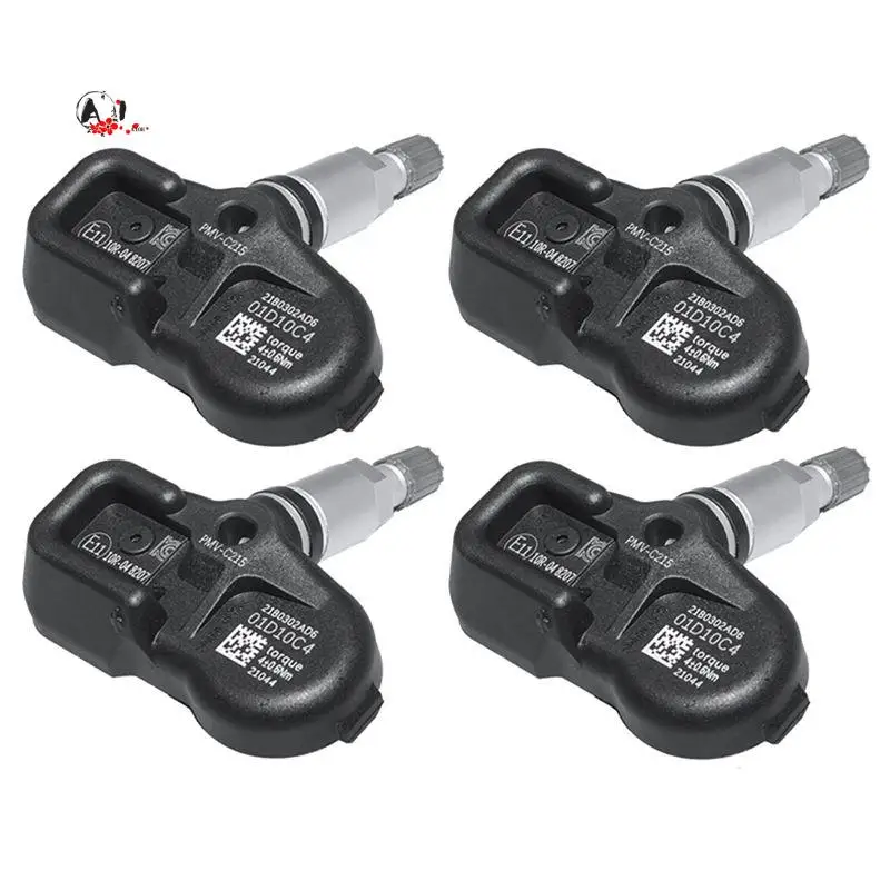 A10E-4 PCS 4260748020 42607F4020 433Mhz Tire Pressure Sensor TPMS Black ABS For Toyota RAV4 2019-2021 Corolla Camry C-HR Land Cr