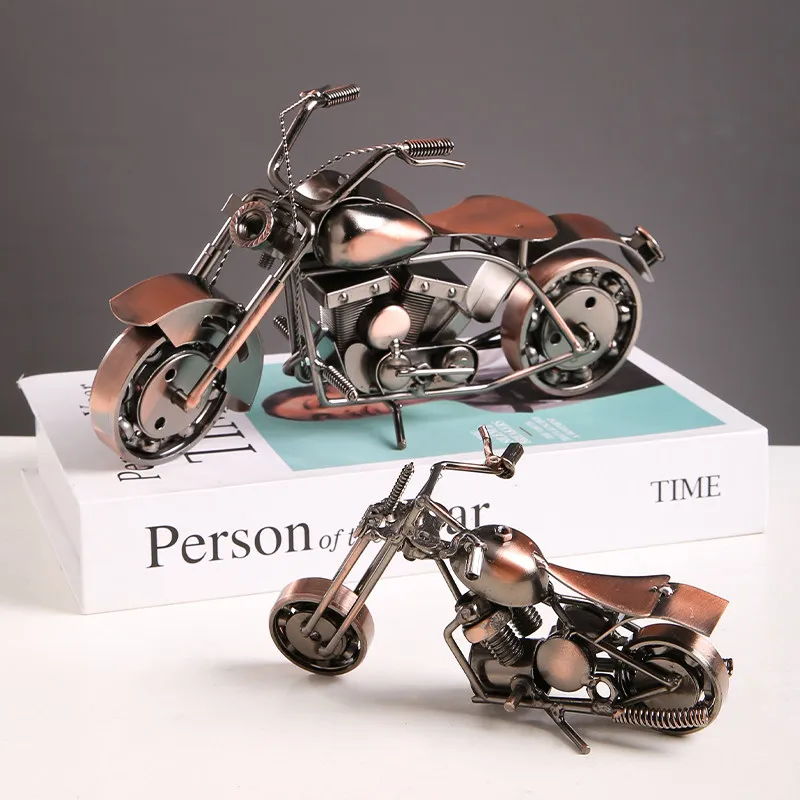 Ironwork Retro Figurines & Miniatures Minimalist Modern Desktop Figurines & Miniatures New Style Home Decor Petit Bijou Ls40xbj